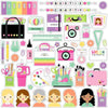 Doodlebug Design - Color Me Crafty Collection - Odds & Ends