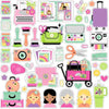 Doodlebug Design - Color Me Crafty Collection - Odds & Ends