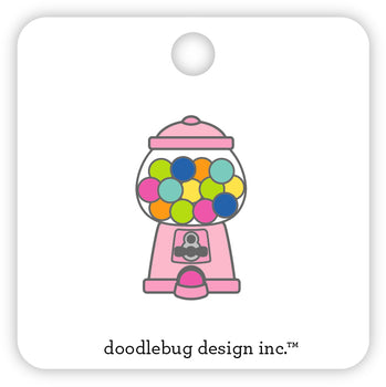 Doodlebug Design - Cupcakes & Candles Collection - Collectible Pins - Goody Goody Gumballs