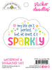 Doodlebug Design - Cupcakes & Candles Collection - Sticker Doodles - My Sparkly Life