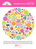 Doodlebug Design - Cupcakes & Candles Collection - Shadow Box Insert Kit