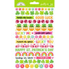 Doodlebug Design - Lucky Me Collection - Puffy Icon Stickers