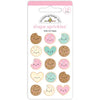 Doodlebug Design - Made With Love Collection - Bake Me Happy Shape Sprinkles - LAST CHANCE!