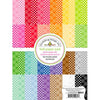 Doodlebug Design - 6 x 8 Paper Pack - Petite Prints - Rainbow Plaid Polka Dot