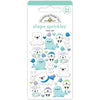 Doodlebug Design - Snow Much Fun Collection - Shape Sprinkles - Snow Cute