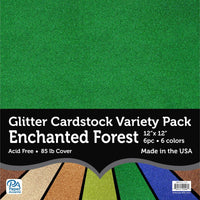 Enchanted Glitter Variety Paper Pack