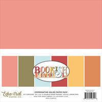 Echo Park Paper Co. - Bookish Collection - 12x12 Paper Pack - Solids