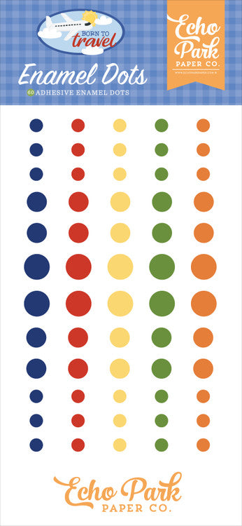 Echo Park - Born To Travel Collection - Enamel Dots *LAST CHANCE*