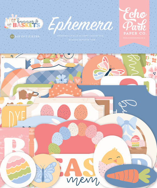 Echo Park - Bunnies And Baskets Collection - Ephemera *LAST CHANCE*