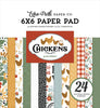 Echo Park - Chickens Collection - 6 x 6 Paper Pad