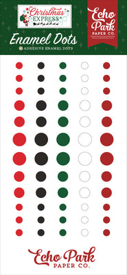 Echo Park - Christmas Express Collection - Enamel Dots