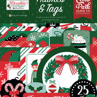 Echo Park - Christmas Express Collection - Ephemera - Frames And Tags