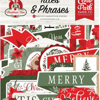 Echo Park- Christmas Time- Titles and Phrases *LAST CHANCE*