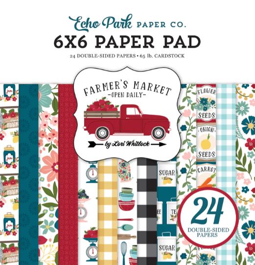 Echo Park- Farmers Markets- 6x6 Paper Pad *LAST CHANCE*