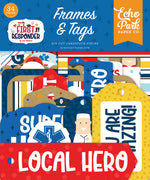 Echo Park - First Responder Collection - Ephemera - Frames and Tags *LAST CHANCE*