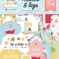 Echo Park - Have A Great Summer Collection - Ephemera - Frames And Tags *LAST CHANCE*