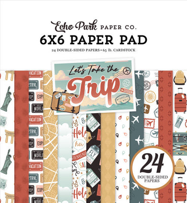 Echo Park - Let's Take The Trip Collection - 6 x 6 Paper Pad *LAST CHANCE*
