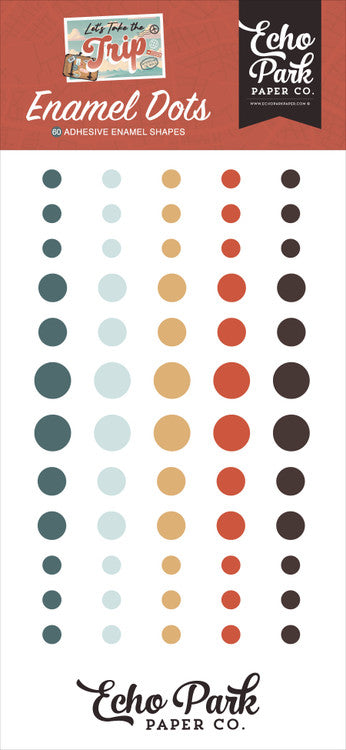 Echo Park - Let's Take The Trip Collection - Enamel Dots