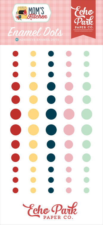 Echo Park - Mom's Kitchen Collection - Enamel Dots