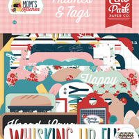 Echo Park - Mom's Kitchen Collection - Ephemera - Frames And Tags