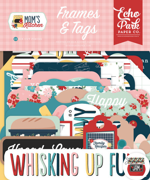 Echo Park - Mom's Kitchen Collection - Ephemera - Frames And Tags