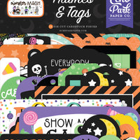 Echo Park - Monster Mash Collection - Ephemera - Frames and Tags *LAST CHANCE*