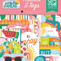 Echo Park - Sunny Days Ahead Collection - Ephemera - Frames And Tags *LAST CHANCE*