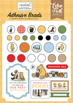 Echo Park - The House At Pooh Corner Collection - Adhesive Brads