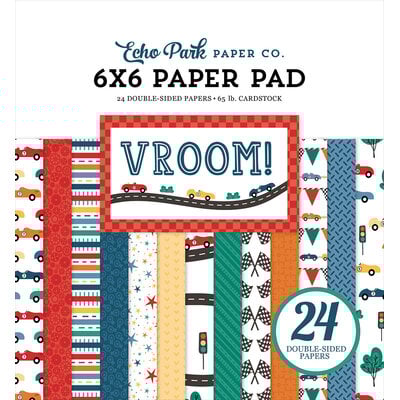 Echo Park - Vroom! Collection - 6 x 6 Paper Pad *LAST CHANCE*
