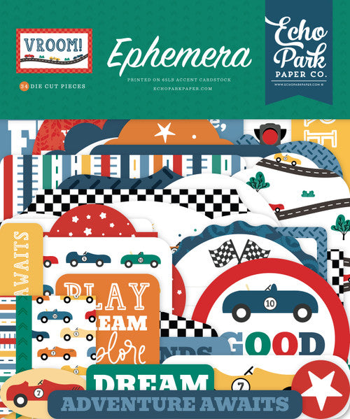 Echo Park - Vroom! Collection - Ephemera *LAST CHANCE*