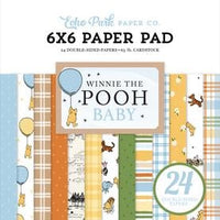 Echo Park - Winnie The Pooh Baby Collection - 6 x 6 Paper Pad