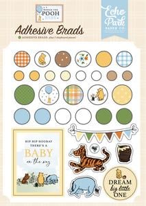 Echo Park - Winnie The Pooh Collection - Adhesive Brads