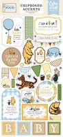 Echo Park - Winnie The Pooh Baby Collection - Chipboard Embellishments - Accents