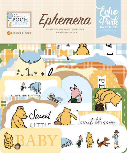 Echo Park - Winnie The Pooh Baby Collection - Ephemera