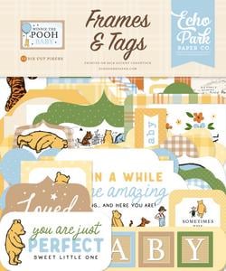Echo Park - Winnie The Pooh Baby Collection - Ephemera - Frames And Tags