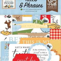 Echo Park - Winnie The Pooh Collection - Ephemera - Titles And Phrases
