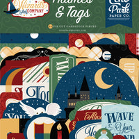 Echo Park - Wizards and Company Collection - Ephemera - Frames and Tags *LAST CHANCE*