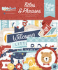Echo Park Paper Co. - Baby On Board It's a Boy Collection - Titles & Phrases