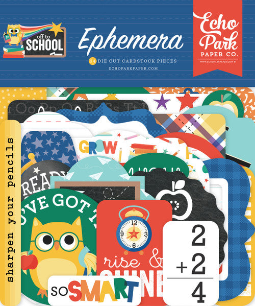 Echo Park - Off To School Collection - Ephemera *LAST CHANCE*
