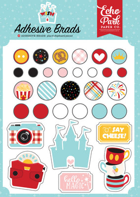Echo Park- Wish Upon A Star 2 Adhesive Brads *LAST CHANCE*
