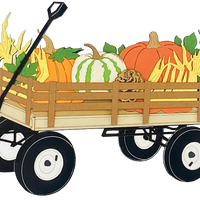 Fall Pumpkin Wagon