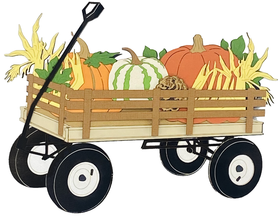 Fall Pumpkin Wagon