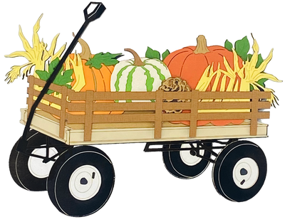 Fall Pumpkin Wagon