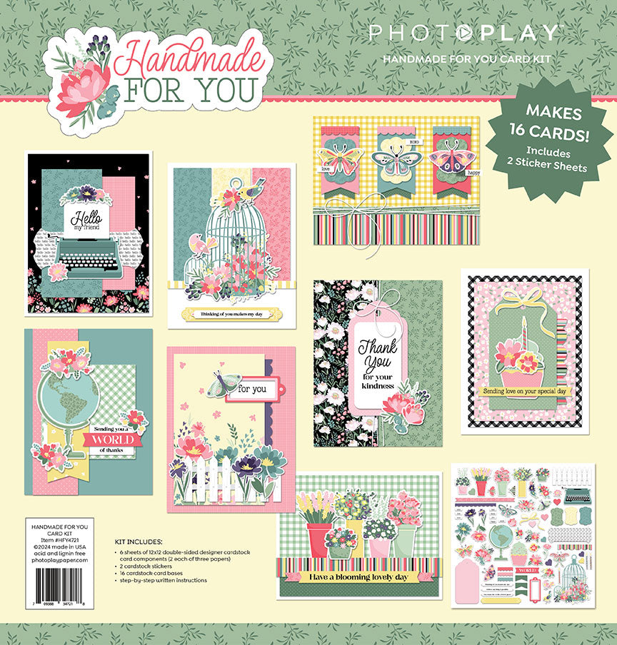 Photoplay - Handmade for you Card Kit *LAST CHANCE*