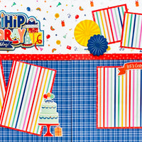 EXCLUSIVE COLLABORATION Echo Park - Hip Hip Hooray Collection Blue