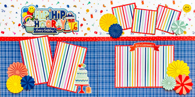 EXCLUSIVE COLLABORATION Echo Park - Hip Hip Hooray Collection Blue
