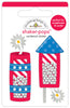 Doodlebug Design - Hometown USA Collection - Shaker-Pops - Freedom Fireworks