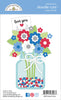Doodlebug Design - Hometown USA Collection - Doodle Cuts - Festive Floral