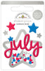 Doodlebug Design - Hometown USA Collection - Shaker-Pops - July 4th