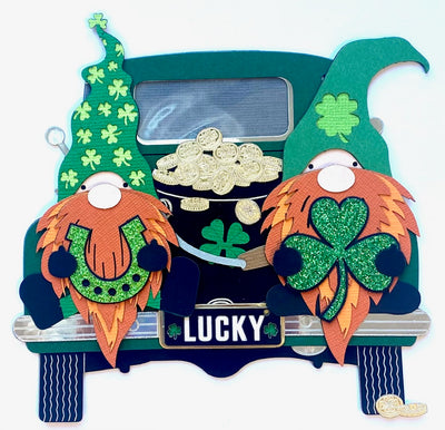 Irish Truck with Gnomes